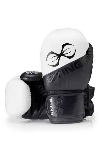 Sting Orion Boxing Gloves - Black and White