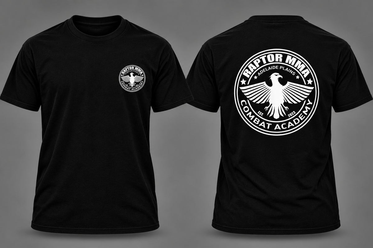 Raptor MMA – Classic Black Club T-Shirt