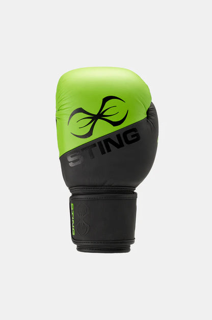 Sting Orion Boxing Gloves - Green and Black