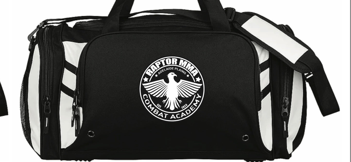 Raptor MMA gym bag.