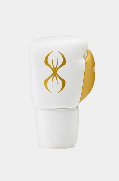 Sting Evolution Lace Up Boxing Gloves - White