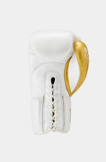 Sting Evolution Lace Up Boxing Gloves - White